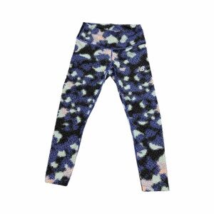 New Balance Leggings Womens XS Blue Multicolor Printed Athletic Yoga Leggings